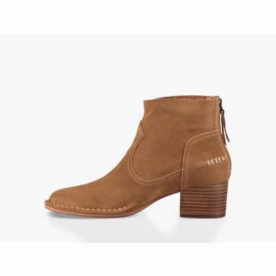 Botas UGG Bandara Ankle Mulher Marrom | PT-QBSVJ